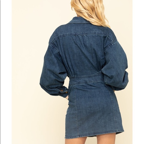 NWT Free People Bo Dress in Indigo Blue Dress - Picture 4 of 13